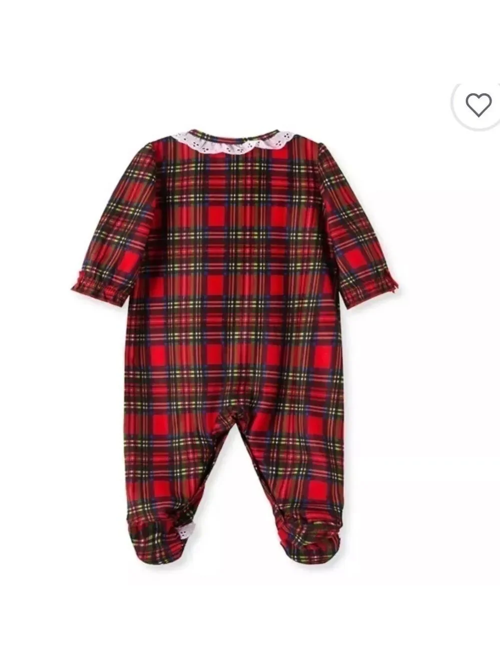 PLAID with Ruffle Footie